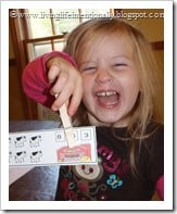 Minnie (3) LOVED putting the clothespins on top of the correct number of animals! Minnie (3) LOVED putting the clothespins on top of the correct number of animals!