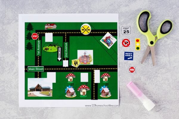 Community Signs Worksheets