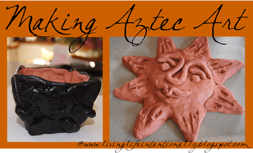 Clay Aztec Art for Kids