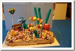 aquarium base with cake pop fish aquarium base with cake pop fish
