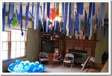 the party room was under the sea the party room was under the sea