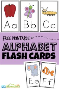 FREE Alphabet Flashcards and Printables for Wall