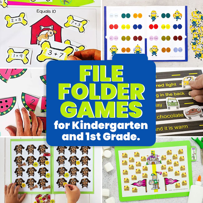 File Folder Games File Folder Games