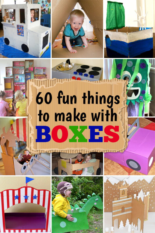 What To Do With Cardboard Boxes 60 FUN Box Activities And Crafts What To Do With Cardboard Boxes 60 FUN Box Activities And Crafts