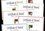 Free Printable Homeschool Certificates - this pack contains several choices of Certificates of Recognition or Award to give to students at the end of the year, science, fair, and a variety of other uses. Handy for end of the year for homeschools and homeschool coop.