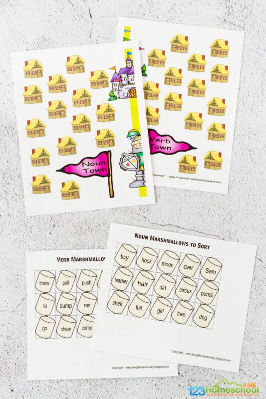 Noun and verb games