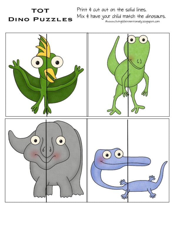 🦕 FREE Dinosaur Worksheets Preschool Printables