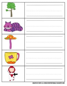 alice and wonderland vocabulary