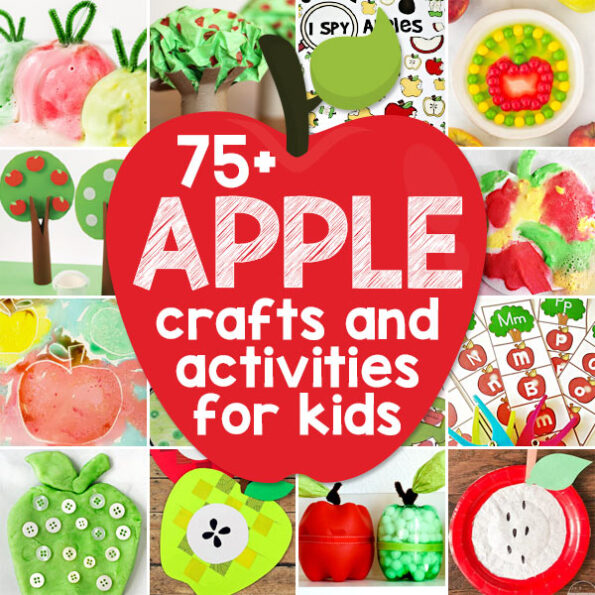 🍎 75+ Apple Crafts & Activities for Preschoolers & Kids of all Ages