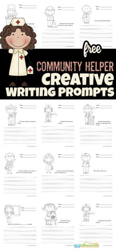 Looking for creative ways to engage your elementary students? Check out our free printable writing prompts focused on community helpers! These exciting prompts encourage kids to explore and express their thoughts about the important roles people play in our communities. Perfect for sparking imagination and inspiring writing skills, these resources are designed to make learning fun. Download them today and help your young writers discover the heroes in their neighborhoods!