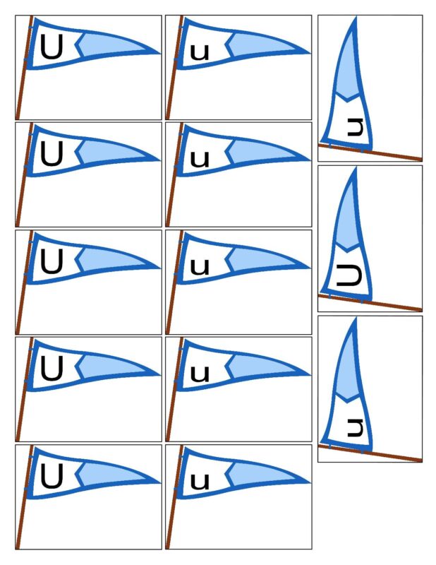 sorting upper and lowercase letter u worksheet