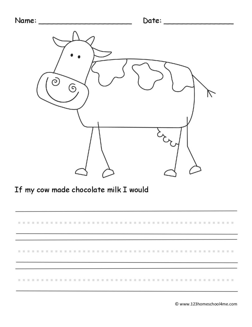 🚜 FREE Printable Farm Writing Prompts for Kids