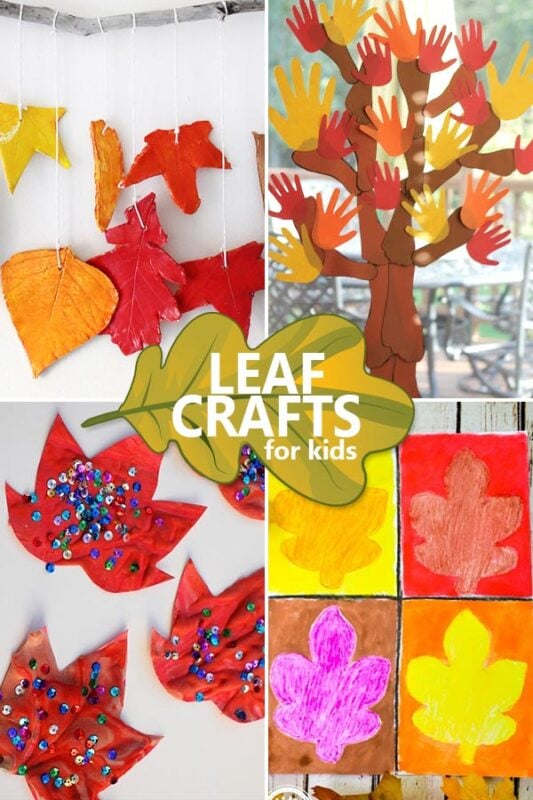 leaf crafts for preschoolers