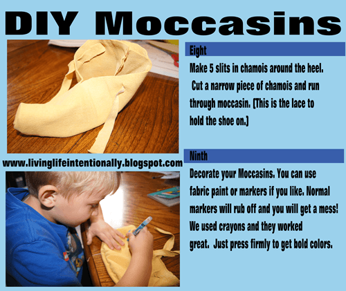 hands on homeschool history - how to make mocassins for kids hands on homeschool history - how to make mocassins for kids