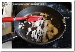 melt the sugar melt the sugar