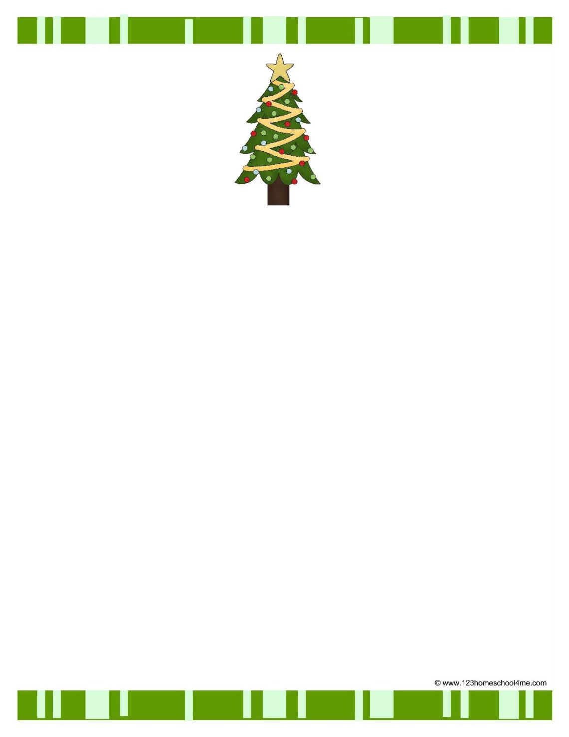 🎄 FREE Printable Christmas Stationery