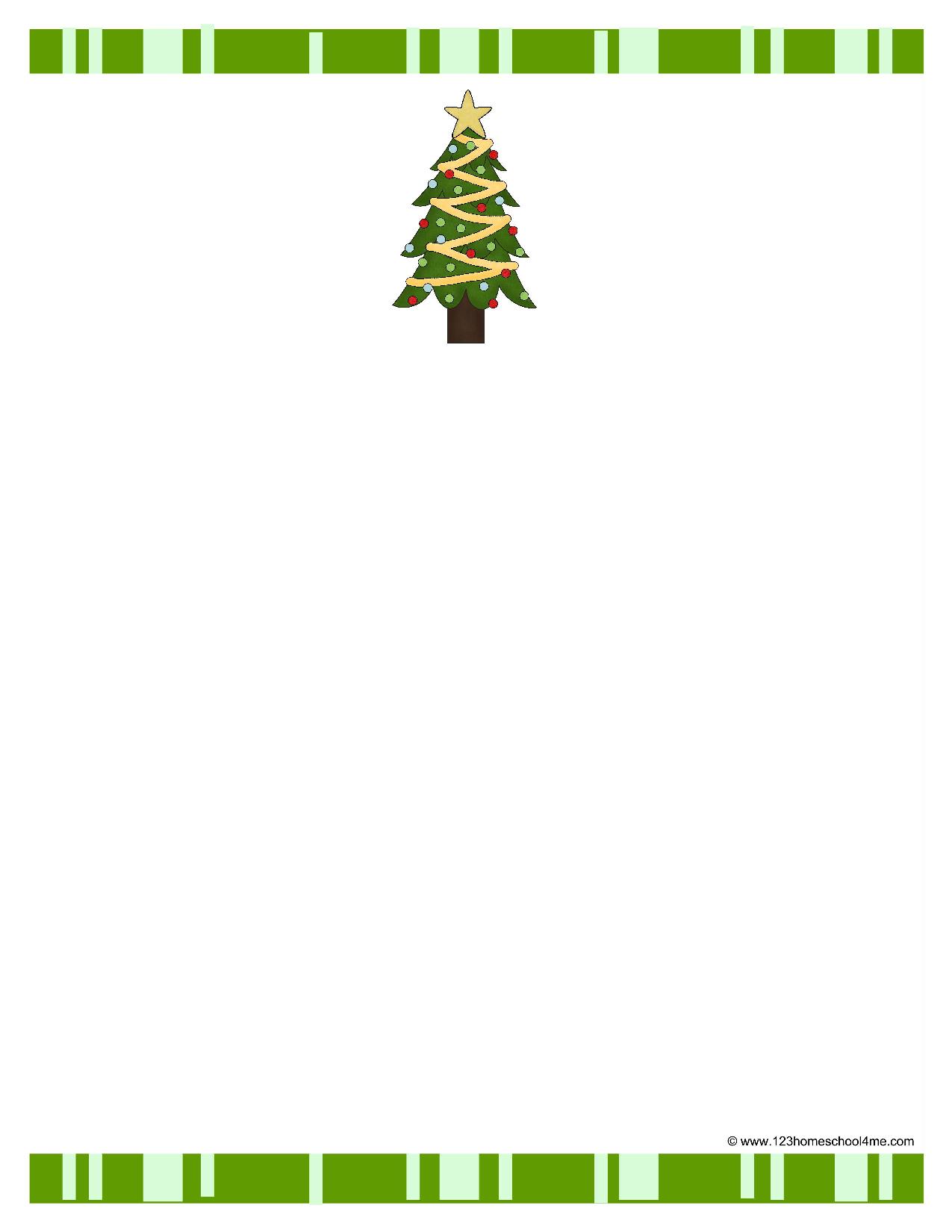 🎄 FREE Printable Christmas Stationery