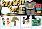 Encourage your little superhero fans to read with these super cute, free printable superhero books! We have super hero readers for toddler, preschool, pre k, kindergarten, first grade, and 2nd grade students. Each sight word reader has simple, easy-to-read text, filled with kid favorite characters like Batman, Superman, Flash, Green Lantern, Spiderman, and more!  