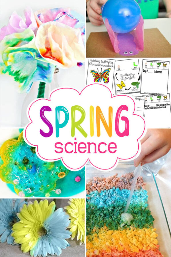 Spring Science Craft 🌷🪁☂ 100+ Spring Crafts and Activities for Kids of all ages