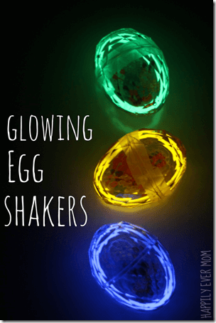 Glow in the Dark Egg Shakers from Happily ever Mom Glow in the Dark Egg Shakers from Happily ever Mom