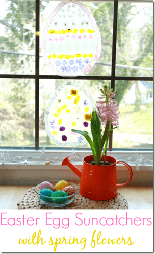 Easter Egg Suncatchers from The Artful Parent Easter Egg Suncatchers from The Artful Parent