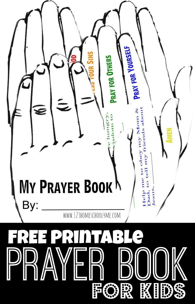 FREE Printable Children’s Prayer Book for Kids