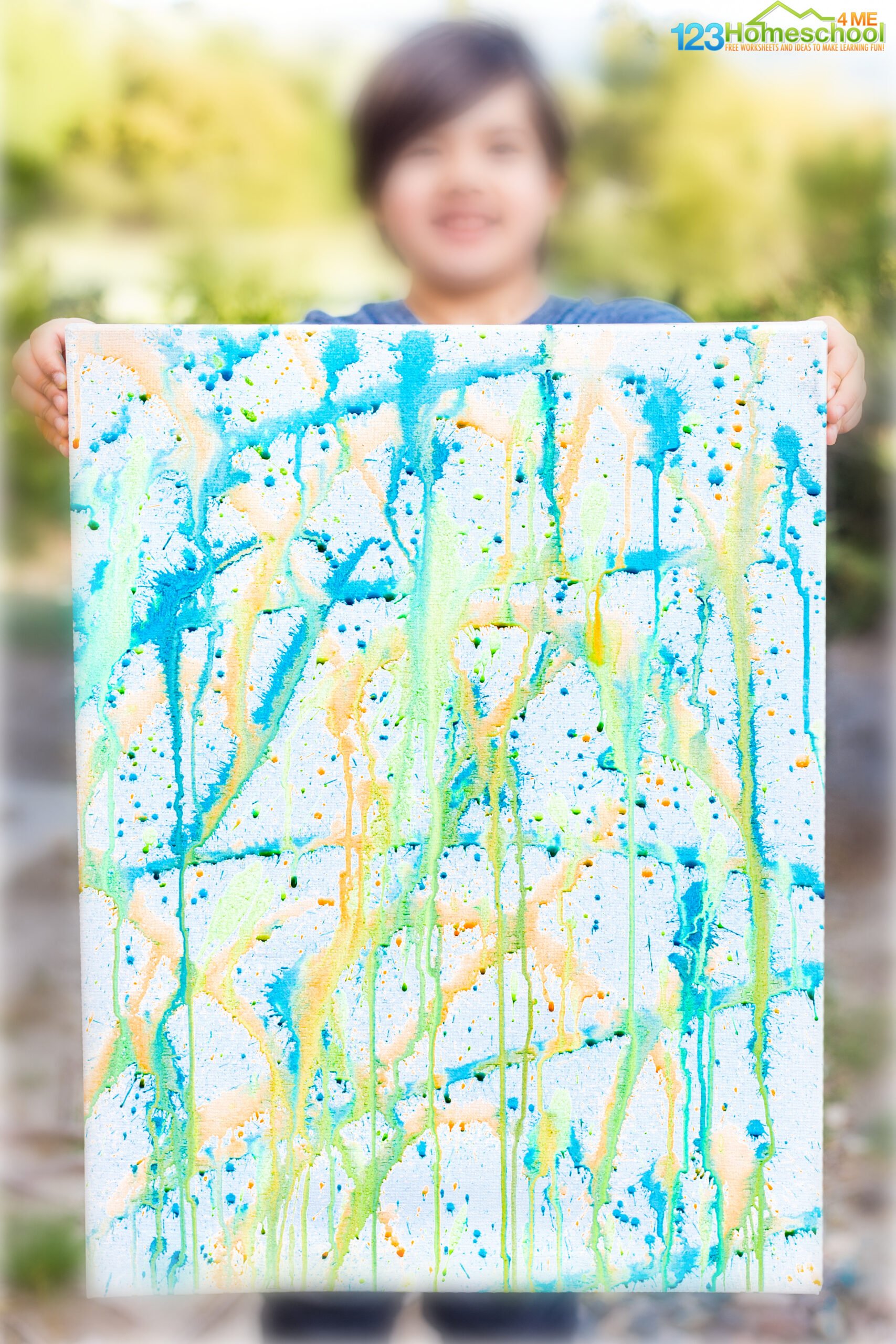 Squirt Gun Painting Kids Activities