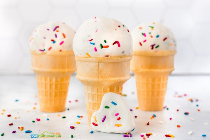 Edible Playdough 2 ingredients