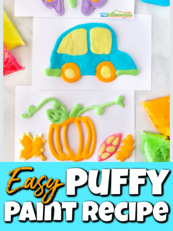 easy puffy paint recipe