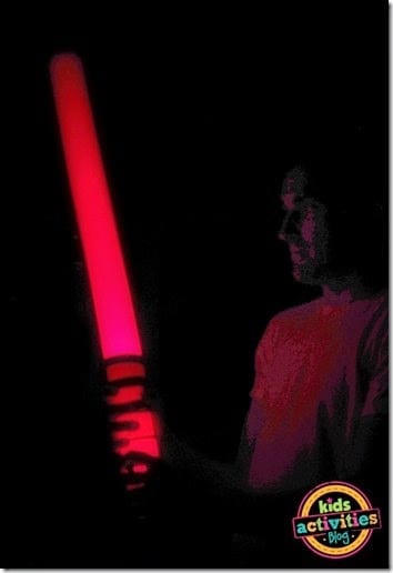 How to make a Light Saber that lights up