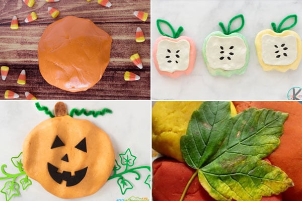 These 30 amazing and creative fall playdough recipes use simple ingredients to make amazing fall themed playdough. Not only will your kids love playing with these fall playdough ideas, they can also help make them!