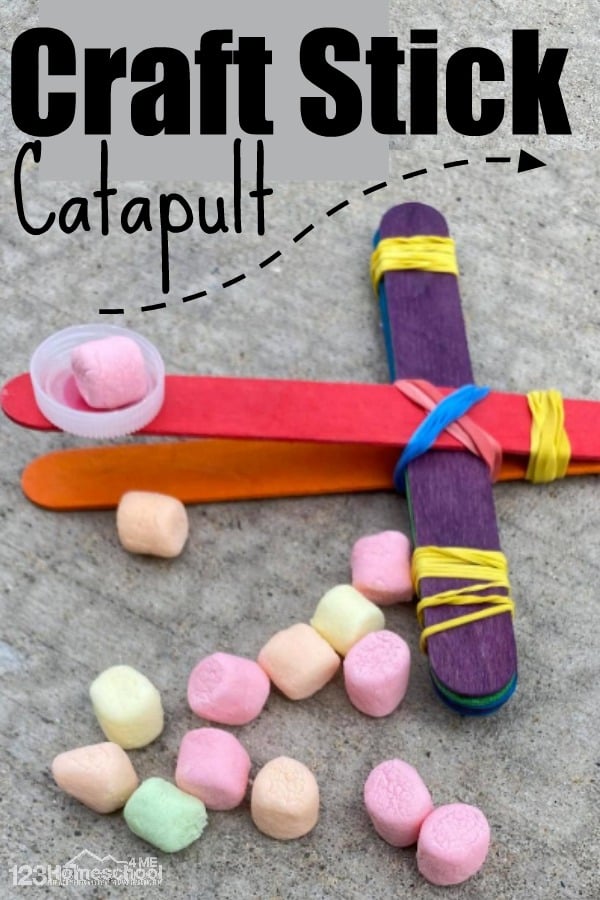 EASY Popsicle Stick Catapult – STEM Activities for Kids