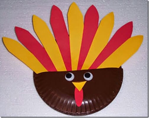 Paper Plate Turkey for Toddler and Preschool Paper Plate Turkey for Toddler and Preschool