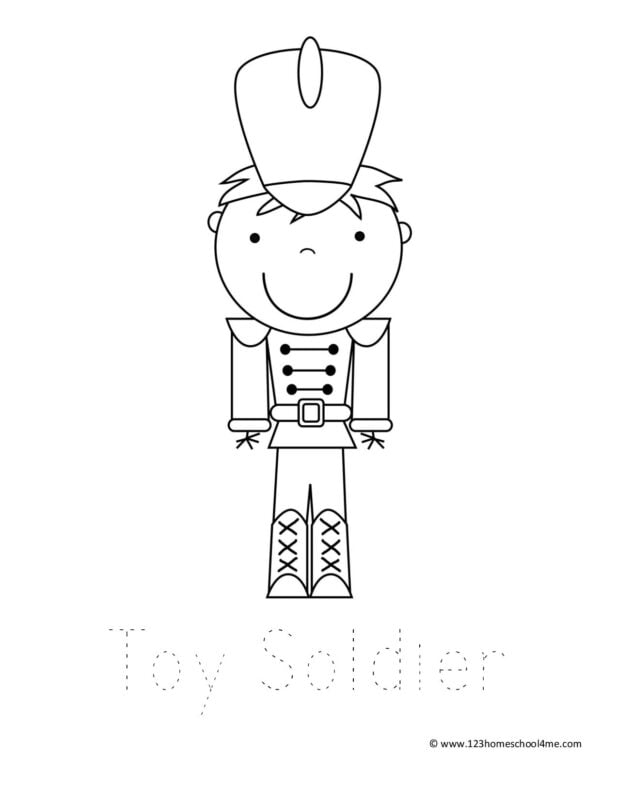 toy soldier in uniform with tall hat