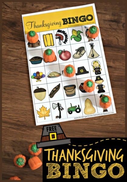 Thanksgiving Bingo Printable