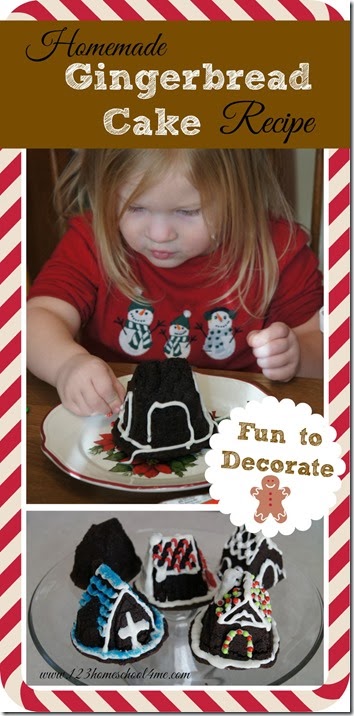 This holiday dessert recipe for Christmas is the most delicious gingerbread cake recipe you'll ever taste! We use our nordic ware cozy village pan recipe to make lots of yummy ginger bread houses to decorate and eat during December. This is such a fun Christmas tradition for kids of all ages! Our family looks forward to this nordic ware gingerbread house recipe every year!