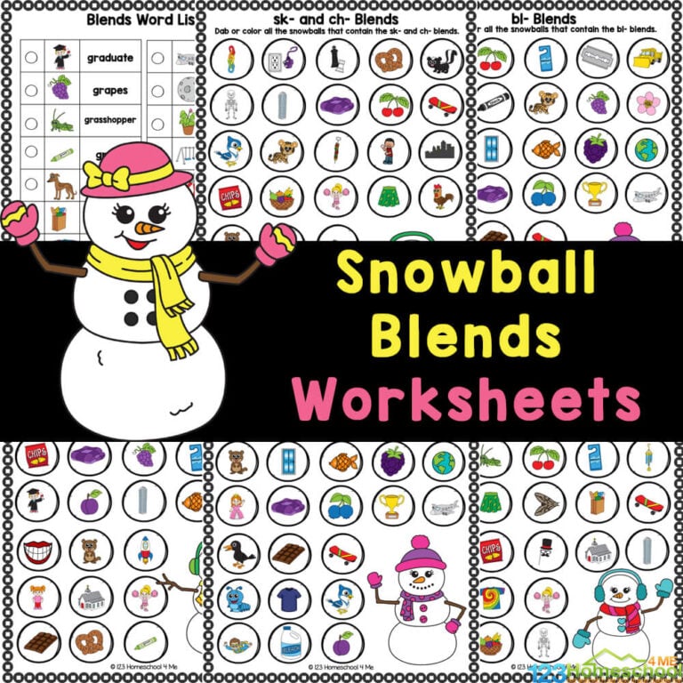 Get your kindergartners and first graders excited about reading and spelling consonant blends with these printable word blends activities!