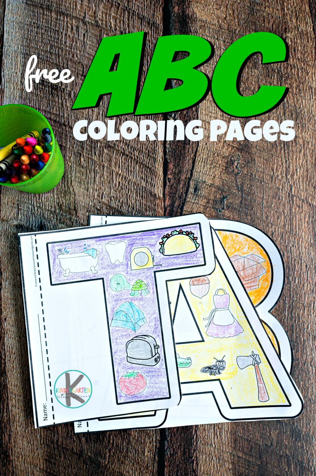Free ABC Coloring Pages For Kids to Print and Color