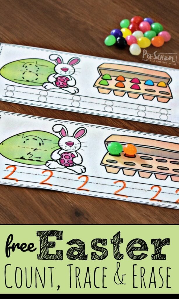 Free Printable Easter Tracing Pages for Toddlers & Preschoolers