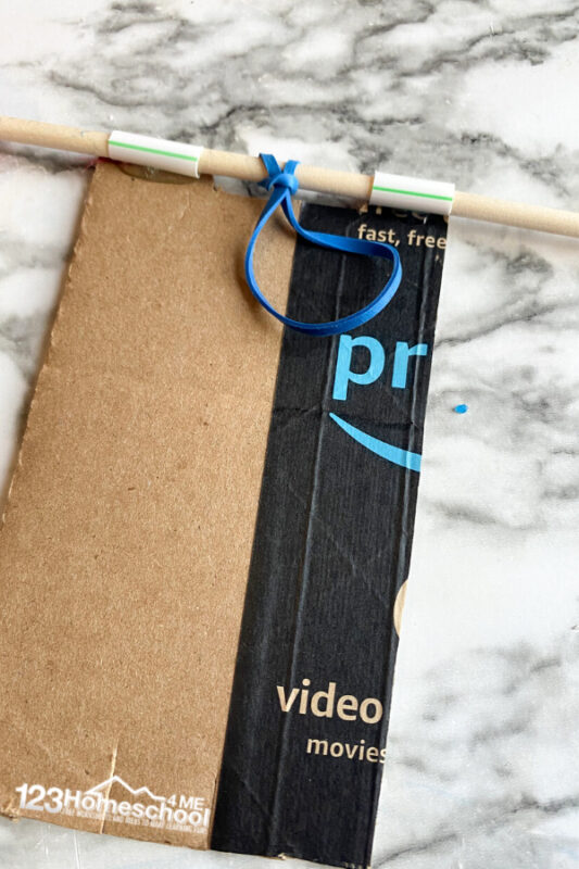 DIY rubber band car
