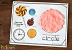 Super cute hands on math activity to teach kindergarten shapes.