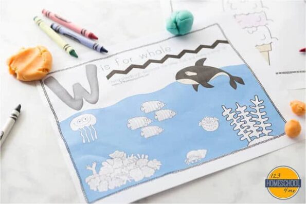 Free Printable A To Z Letter Playdough Mats