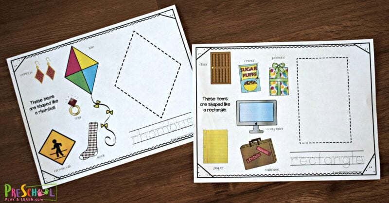 Free Shape Playdough Mats