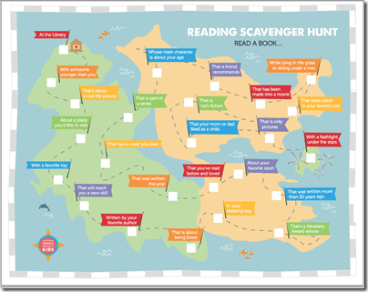 Reading Scavenger Hunt Reading Scavenger Hunt