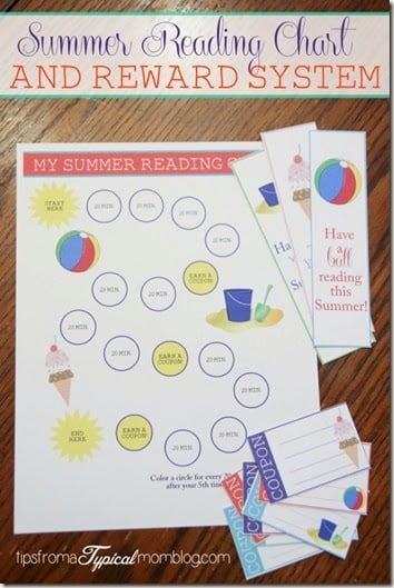 Summer Reading Chart and Reward System Summer Reading Chart and Reward System