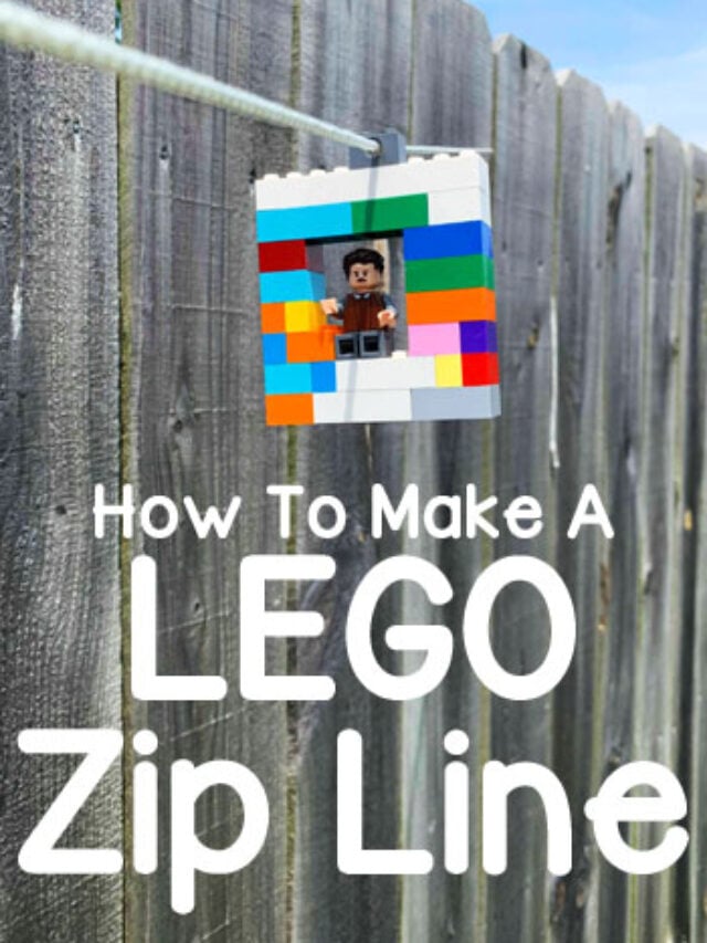 LEGO Zipline Summer STEM Activity 123 Homeschool 4 Me