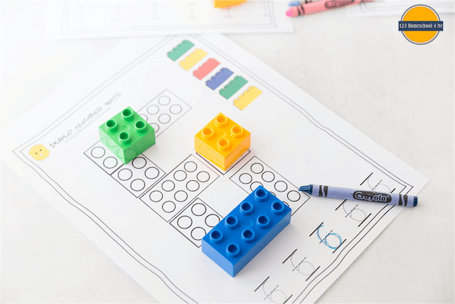 numbers mats with Lego numbers mats with Lego