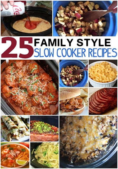 25 Family Crockpot Recipes - So many EASY to make, delicious recipes even kids will love. 25 Family Crockpot Recipes - So many EASY to make, delicious recipes even kids will love.