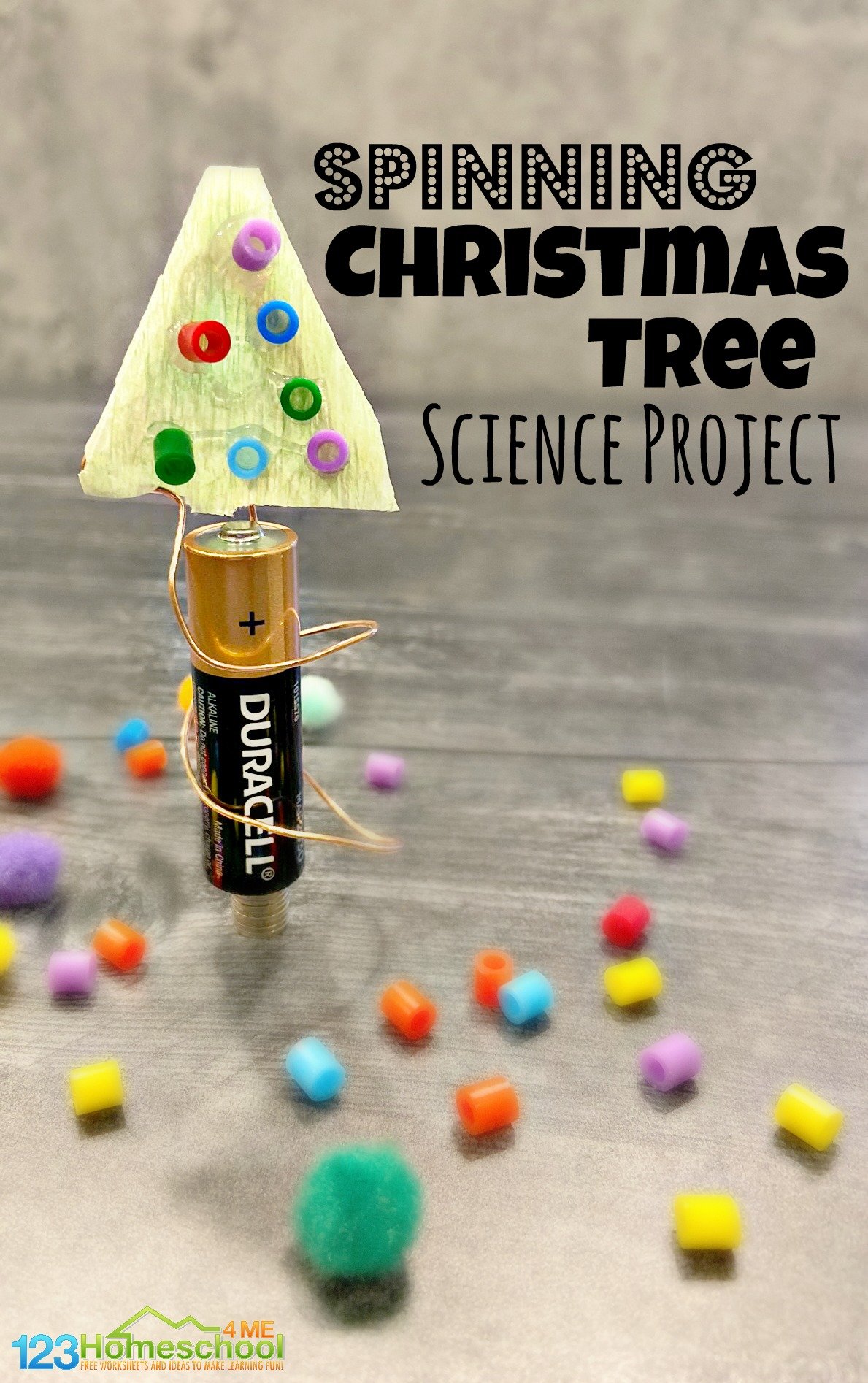 🎄 Spinning Christmas Tree Science Experiments