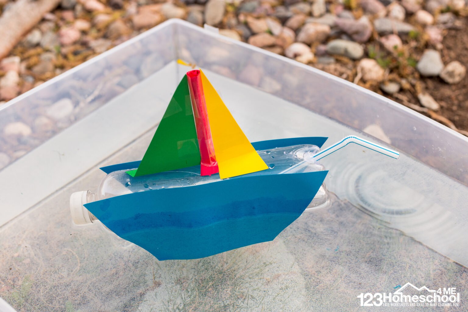 ⛵ Baking Soda Powered Boats Science Experiment